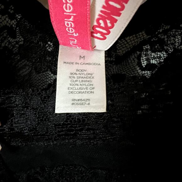 Y2k Cosmopolitan Black Lace Chemise Cami Lingerie Medium - Picture 5 of 6